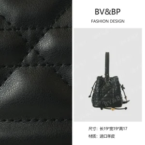 xyingjie · original design premium genuine leather top handle shoulder bag bv2383 – black a 05