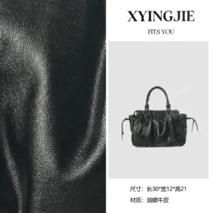 xyingjie · original design premium genuine leather top handle shoulder bag bv250819 – black a 13