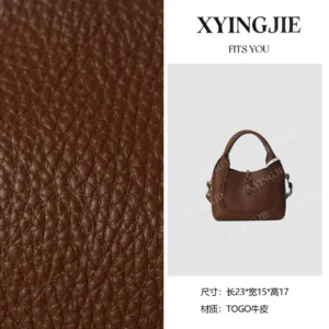 xyingjie · original design premium genuine leather top handle shoulder bag bv250704 – caramel chocolate