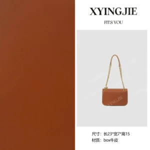xyingjie · original design premium genuine leather top handle shoulder bag bv2505147 – golden brown