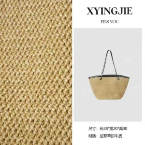 xyingjie · original design premium genuine leather top handle shoulder bag bv2505149 – black & almond