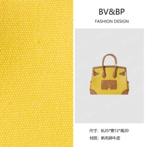 xyingjie · original design premium genuine leather shoulder crossbody bag bv1118 – chick yellow with silver hardware