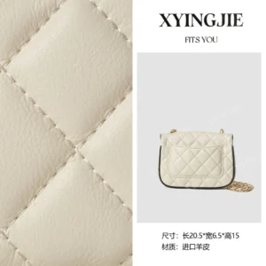 Home xyingjie · original design premium genuine leather top handle shoulder bag bv5372 – off white a 68