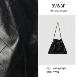 xyingjie · original design premium genuine leather top handle shoulder bag bv36083 – black a 46
