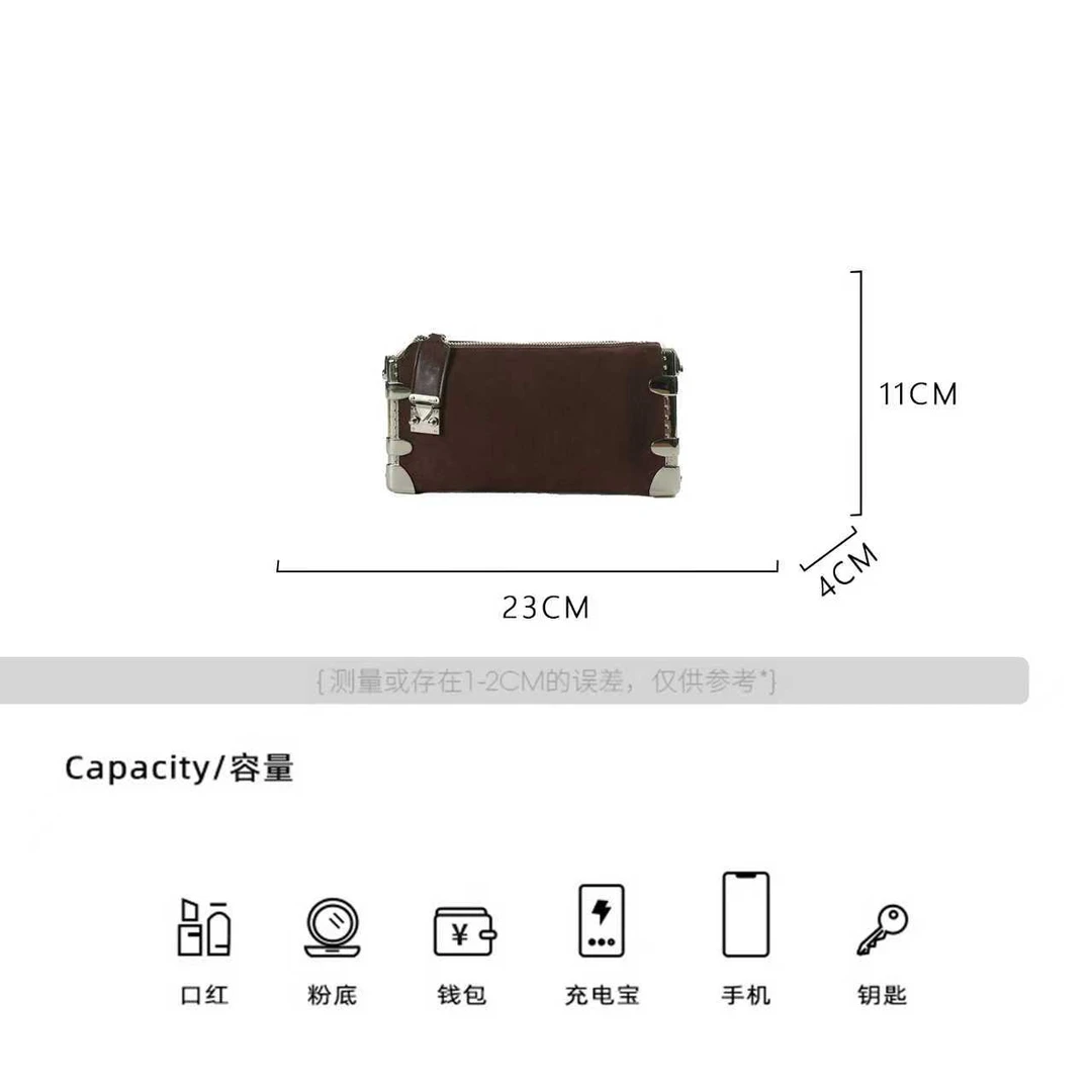 weige [box bag] matte leathershoulder crossbody bag bv250345 3 deep roasted brown